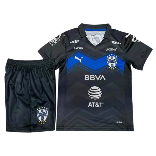 Trikot Monterrey Ausweich Kinder 2020-21 Blau Fussballtrikots Günstig